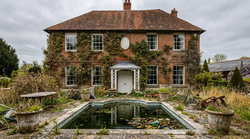 Neglected property before refurbishment